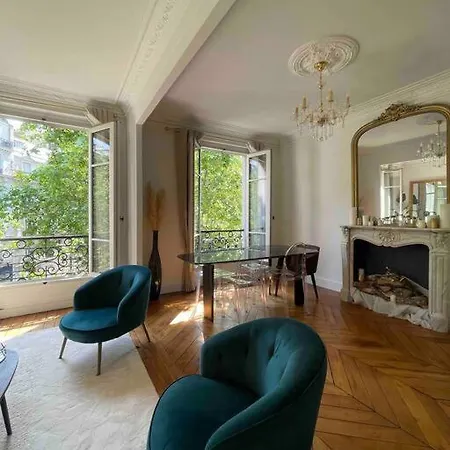 Sublime Haussmanien 2min Parc Monceau Apartment *