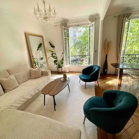Appartamento Sublime Haussmanien 2min Parc Monceau *